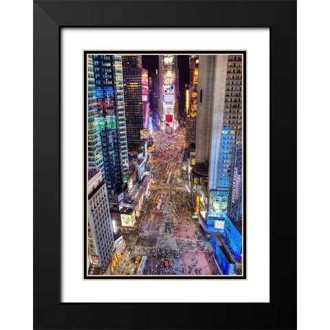 Renaissance Black Modern Wood Framed Art Print with Double Matting by Terrible, Aurelien