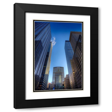 Sky Race (color) Black Modern Wood Framed Art Print with Double Matting by Terrible, Aurelien