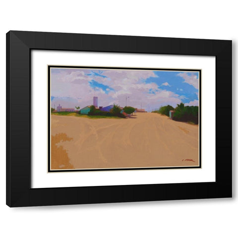 Tatajuba Black Modern Wood Framed Art Print with Double Matting by Mazur-Devaux, Ewa