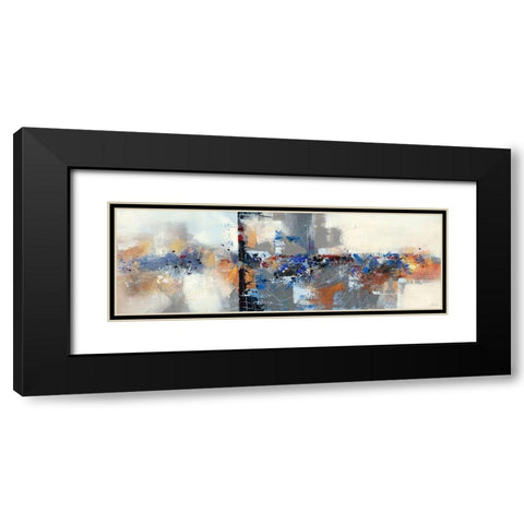 Mineral III Black Modern Wood Framed Art Print with Double Matting by Ball, Veronique