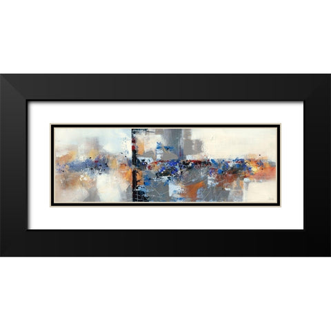 Mineral III Black Modern Wood Framed Art Print with Double Matting by Ball, Veronique