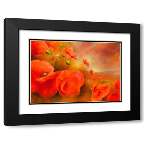 Im Abendlicht Black Modern Wood Framed Art Print with Double Matting by Schmucker, Annette