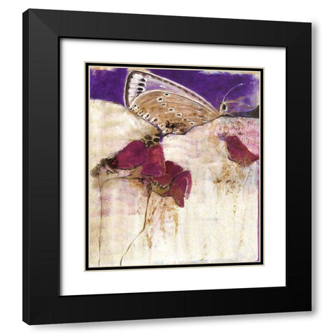 Der Besucher Black Modern Wood Framed Art Print with Double Matting by Dreyer, Ingeborg