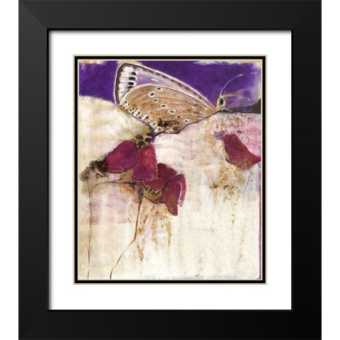 Der Besucher Black Modern Wood Framed Art Print with Double Matting by Dreyer, Ingeborg