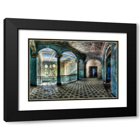 Beautiful Decay Black Modern Wood Framed Art Print with Double Matting by Haker, Matthias