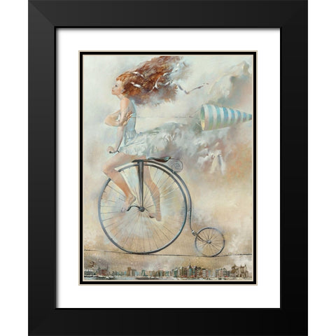 Vent Black Modern Wood Framed Art Print with Double Matting by Tchoubakov, Oleg