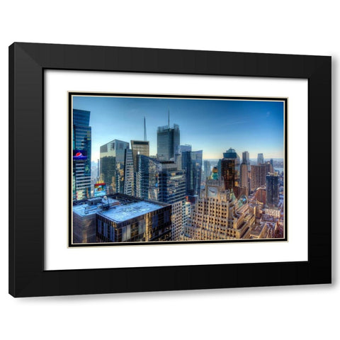 New Perspective Black Modern Wood Framed Art Print with Double Matting by Terrible, Aurelien