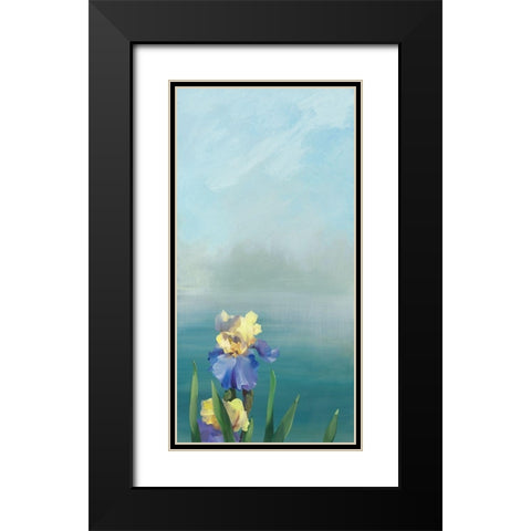 Isola Bella V Black Modern Wood Framed Art Print with Double Matting by Vernageau, Sylvie