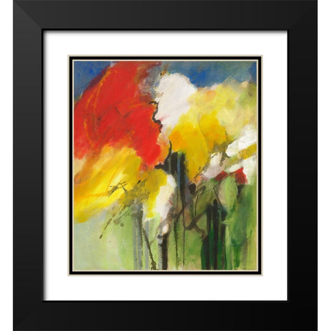 Gartenraum I Black Modern Wood Framed Art Print with Double Matting by Dreyer, Ingeborg