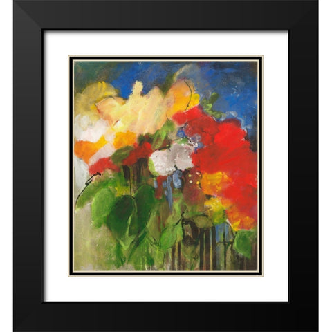 Gartenraum II Black Modern Wood Framed Art Print with Double Matting by Dreyer, Ingeborg