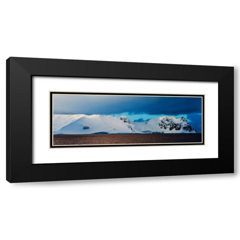 Terra Polaris Black Modern Wood Framed Art Print with Double Matting by Brommelhorster, Ulf