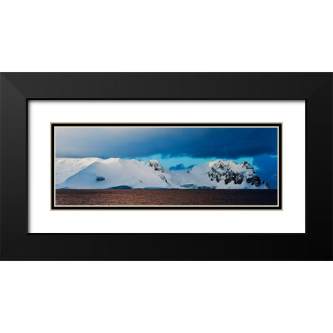 Terra Polaris Black Modern Wood Framed Art Print with Double Matting by Brommelhorster, Ulf