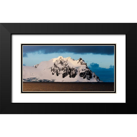 Antarctica Black Modern Wood Framed Art Print with Double Matting by Brommelhorster, Ulf