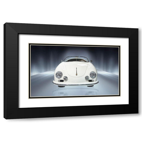 Car Collection 14 Black Modern Wood Framed Art Print with Double Matting by Hillert, Peter
