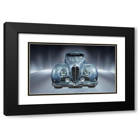 Car Collection 11 Black Modern Wood Framed Art Print with Double Matting by Hillert, Peter