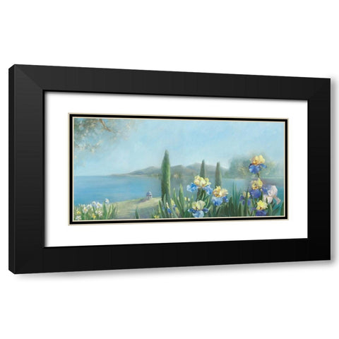 Isola Bella Black Modern Wood Framed Art Print with Double Matting by Vernageau, Sylvie