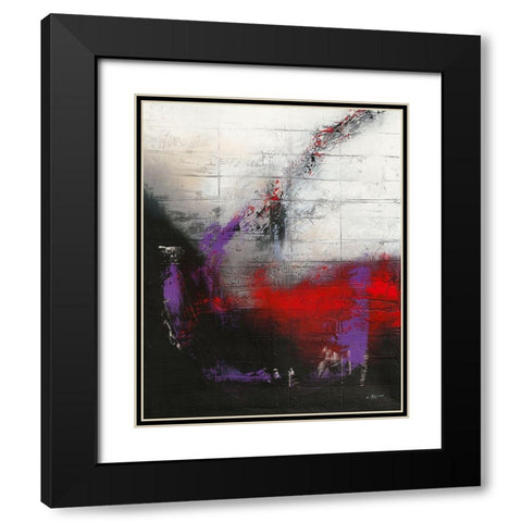 Mouvement perpetuel Black Modern Wood Framed Art Print with Double Matting by Becam, Carole