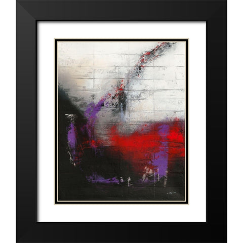Mouvement perpetuel Black Modern Wood Framed Art Print with Double Matting by Becam, Carole