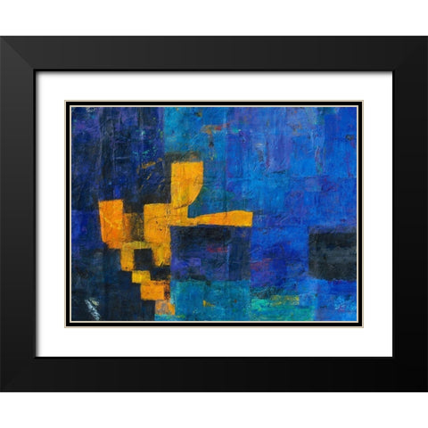 Link Resting Black Modern Wood Framed Art Print with Double Matting by Vilsboll, Anne