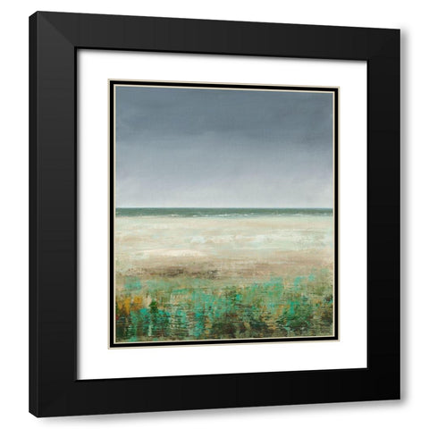 Wild Beach Black Modern Wood Framed Art Print with Double Matting by Royer, Simon