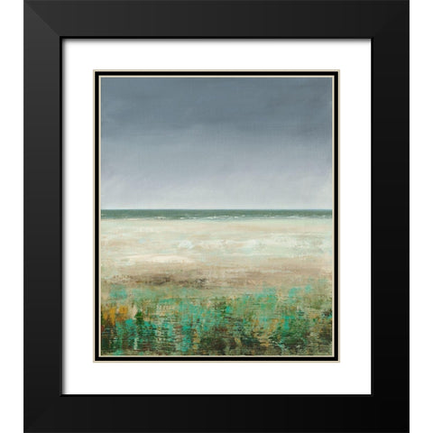 Wild Beach Black Modern Wood Framed Art Print with Double Matting by Royer, Simon
