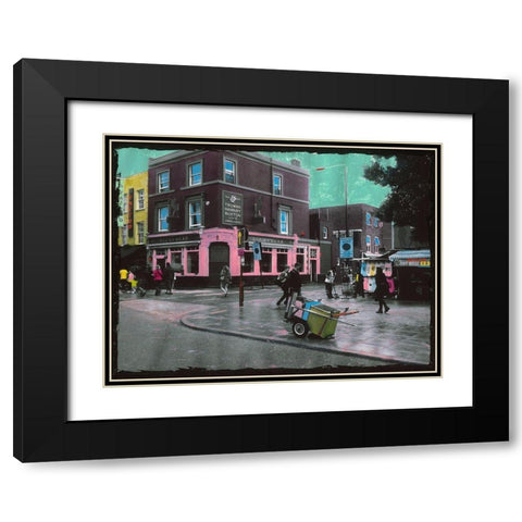 Under Control Black Modern Wood Framed Art Print with Double Matting by Simonutti, Riccardo