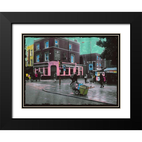 Under Control Black Modern Wood Framed Art Print with Double Matting by Simonutti, Riccardo