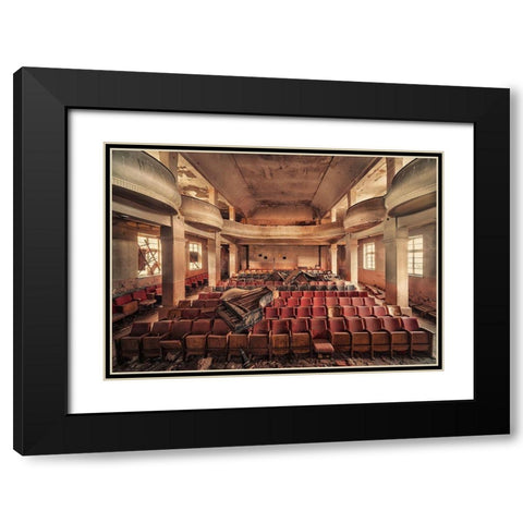 The Show is over Black Modern Wood Framed Art Print with Double Matting by Haker, Matthias