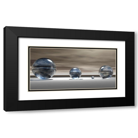 Imagination III Black Modern Wood Framed Art Print with Double Matting by Hillert, Peter