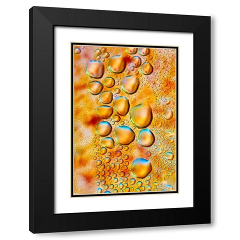 Feuerwasser Black Modern Wood Framed Art Print with Double Matting by NUPHO