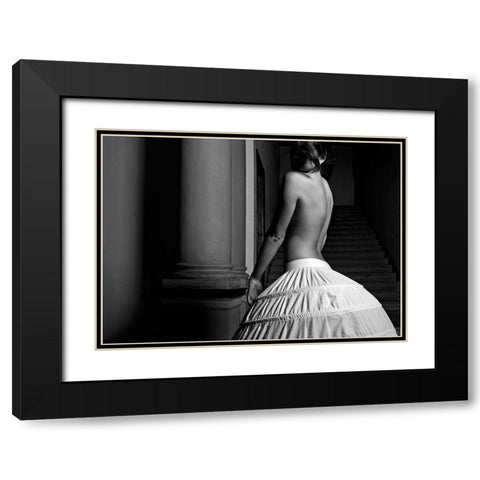 Romantic Dream Black Modern Wood Framed Art Print with Double Matting by Milillo, Marco
