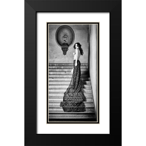 The Royal Palace Black Modern Wood Framed Art Print with Double Matting by Milillo, Marco