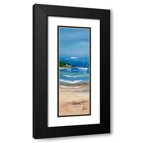 Maree basse I Black Modern Wood Framed Art Print with Double Matting by Flanet, Frederic