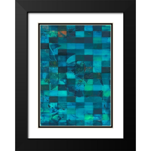 Untitled I Black Modern Wood Framed Art Print with Double Matting by Fahar