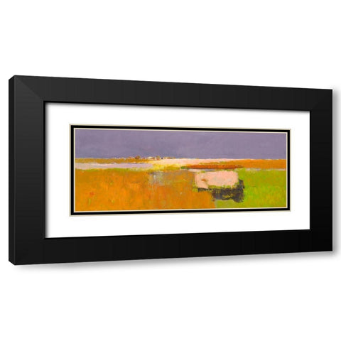 Air and Light Black Modern Wood Framed Art Print with Double Matting by Groenhart, Jan