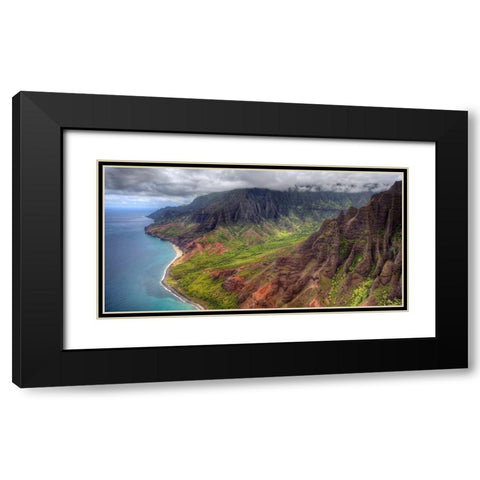 Lost World Black Modern Wood Framed Art Print with Double Matting by Terrible, Aurelien