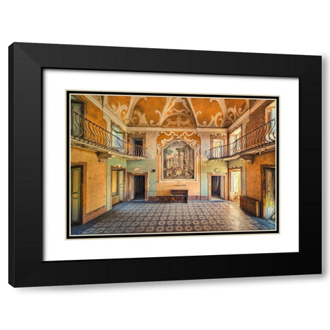 La Dolce Vita Black Modern Wood Framed Art Print with Double Matting by Haker, Matthias