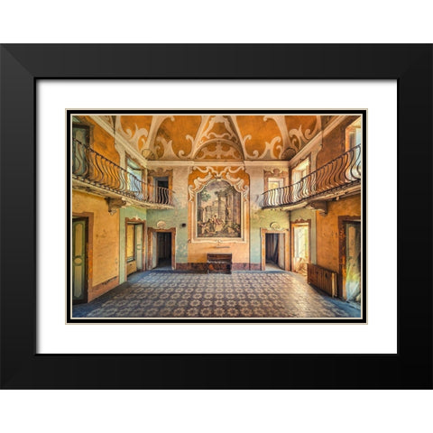 La Dolce Vita Black Modern Wood Framed Art Print with Double Matting by Haker, Matthias