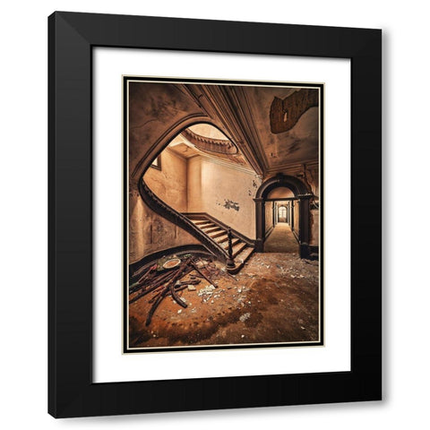 Choises Black Modern Wood Framed Art Print with Double Matting by Haker, Matthias