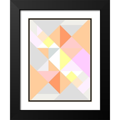 Zartgelb lugt Black Modern Wood Framed Art Print with Double Matting by SARA Design