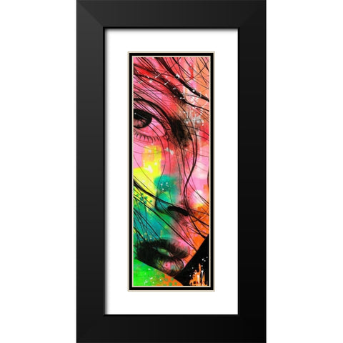 Tina I Black Modern Wood Framed Art Print with Double Matting by Lemahieu, Lise