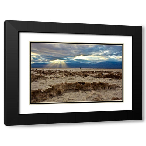 Open Clouds Black Modern Wood Framed Art Print with Double Matting by Lichtenwalter, Tom