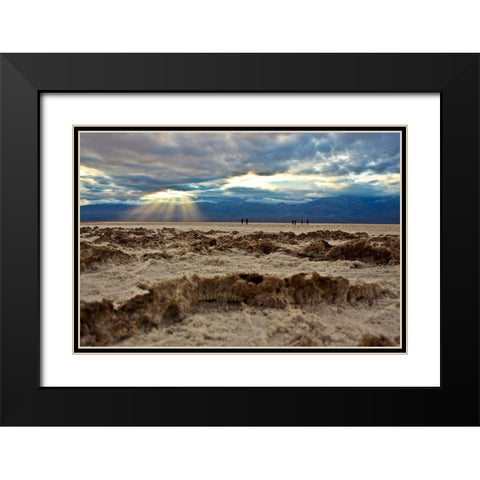 Open Clouds Black Modern Wood Framed Art Print with Double Matting by Lichtenwalter, Tom