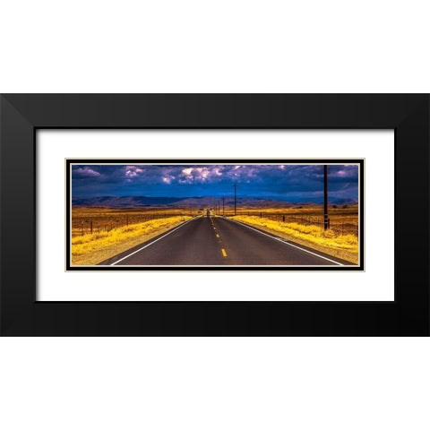 Road to Nowhere Black Modern Wood Framed Art Print with Double Matting by Lichtenwalter, Tom