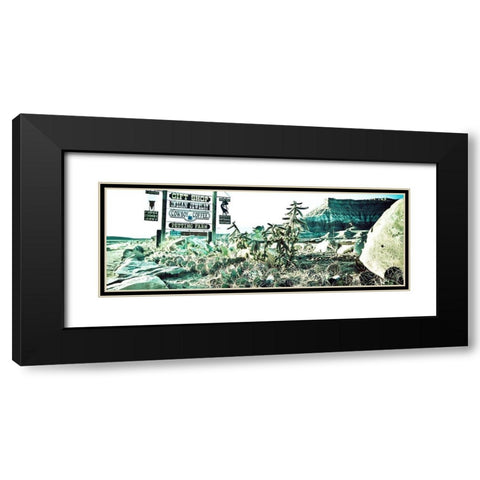 Fort Zion Panorama Black Modern Wood Framed Art Print with Double Matting by Lichtenwalter, Tom