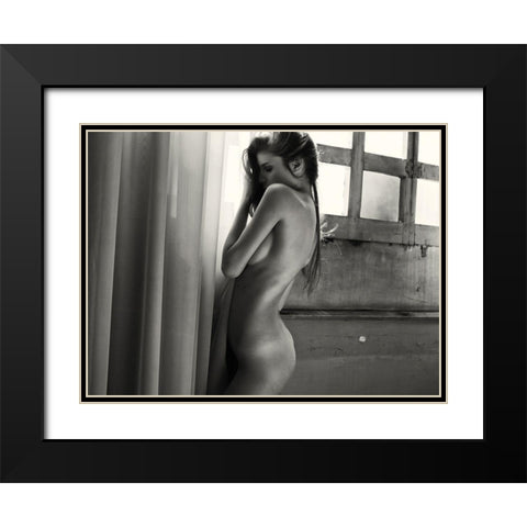 Sense and Sensibility Black Modern Wood Framed Art Print with Double Matting by Milillo, Marco
