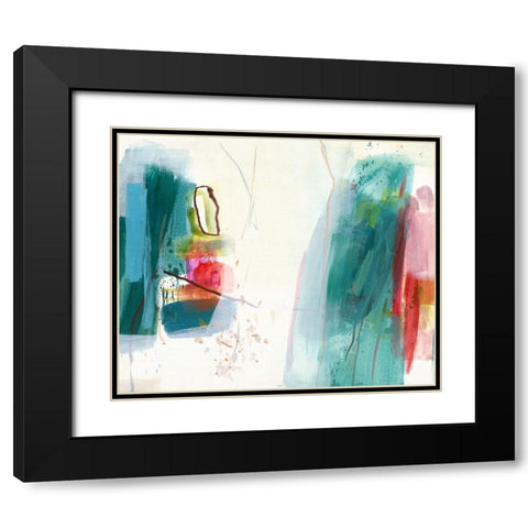 Durchbruch Black Modern Wood Framed Art Print with Double Matting by Schafer, Jenny