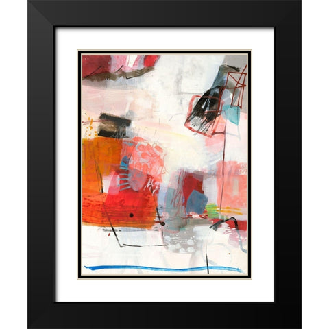 Komplex Black Modern Wood Framed Art Print with Double Matting by Schafer, Jenny