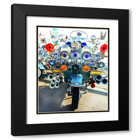 A clear View Â  Black Modern Wood Framed Art Print with Double Matting by Copeland, Gill