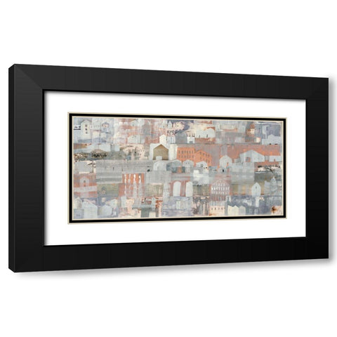 Winterwonderland Black Modern Wood Framed Art Print with Double Matting by Richter-Armgart, Rose